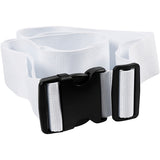 Sangle de bagage Creativ company, l: 5 cm, taille 92-164 cm, blanc, 1 pièce