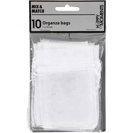 Sacs d'organza de compagnie Creativ avec reflux de peluches