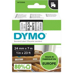 Ruban d'étiquettes 53713 dymo 24mmx7m noir