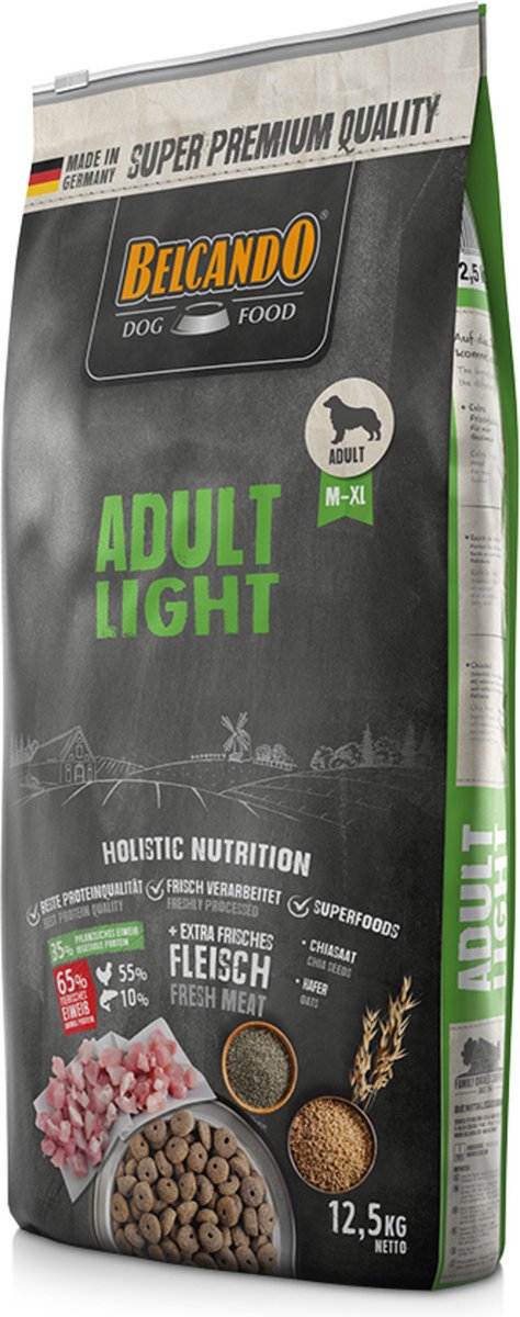Belcando adulte léger - nourriture pour chien - 12,5 kg