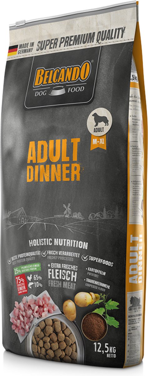 Belcando dîner adulte - nourriture pour chien - 12,5 kg