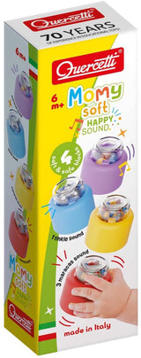 Quercetti momy blocs de construction souples avec son, 4 pièces.