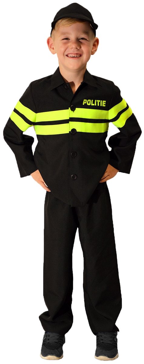 Rubies Rubie's costume policier garçons noir vert fluo taille 164