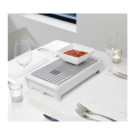 Brabantia chauffe-plat 2 feux blanc