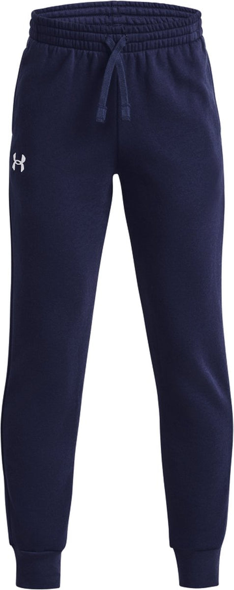 Pantalon de sport unisexe Under Armour UA Rival Fleece Joggers - Marine - Blanc