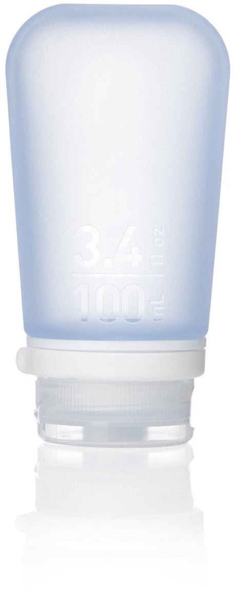 Human Gear - gotoob+ - grand - 100 ml - bleu - bouteille de voyage - flacon - léger - étanche - réutilisable