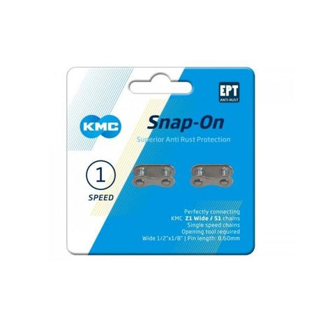Interrupteur de chaîne KMC - Snap -on - 1 8 - 8,60 mm - Argent