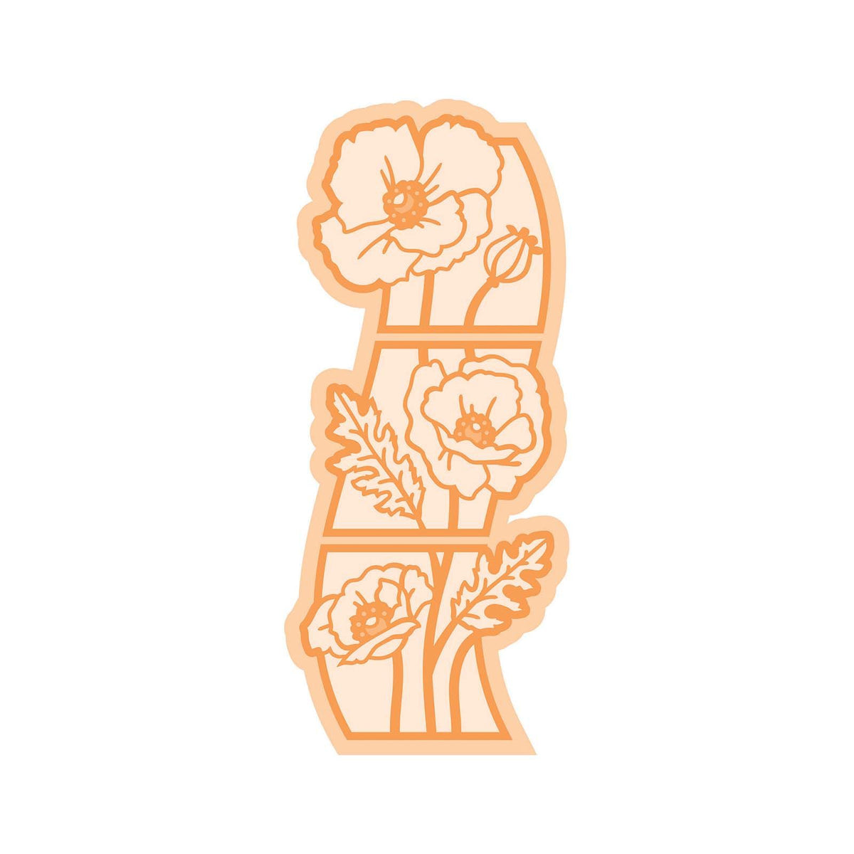 Tonic studios • essentiels bandes florales coquelicots