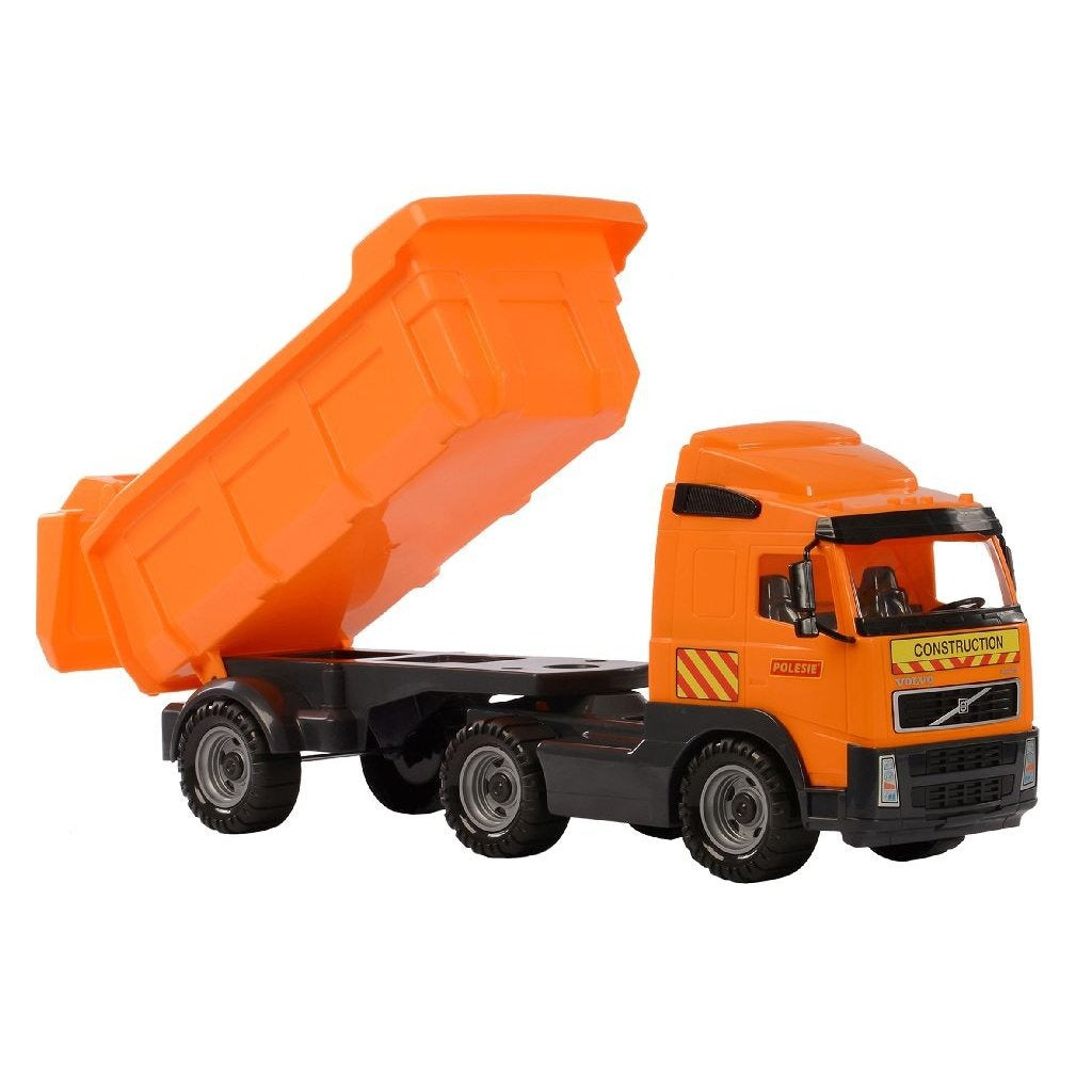 Cavallino polesie volvo camion benne 59x19x25 cm orange