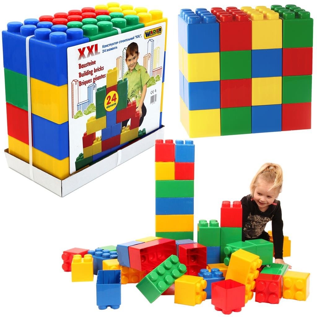 Wader Mega Building Blocks 24 stykker