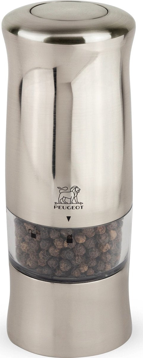 Moulin à poivre électrique Peugeot zeli 14 cm - inox - avec éclairage