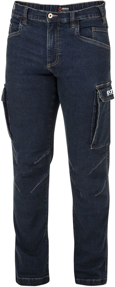 Pantalon de travail Sparco Tech Denim Jeans Dallas - bleu - xxxl
