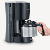 Cafetière Severin 8 tasses avec thermos 1000w noir
