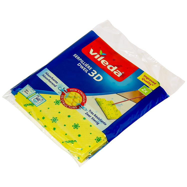 Vileda vadrouille jaune 2 pièces