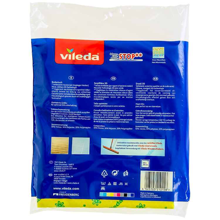 Vileda vadrouille jaune 2 pièces