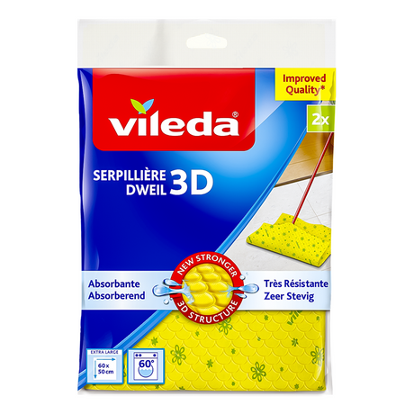 Vileda vadrouille jaune 2 pièces