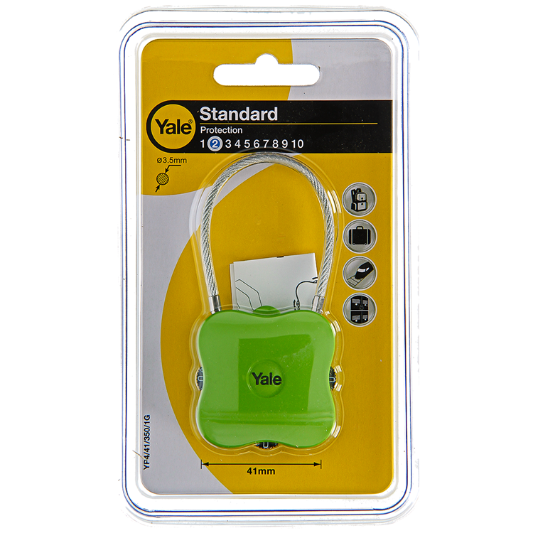 Yale 1060502 - code hangslot flex groen | 6 stuks