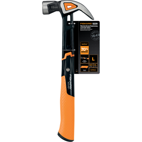 Fiskars isocore marteau à griffes l, courbé