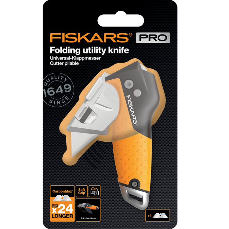 Couteau pliant Fiskars carbonmax