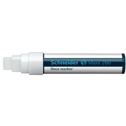 Instruments d'écriture Schneider marqueur à craie Schneider - maxx 260 - blanc - marqueur à craie - s-126049