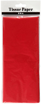Creativ Company Paper de tissu rouge 10 feuilles 14 gr, 50x70cm