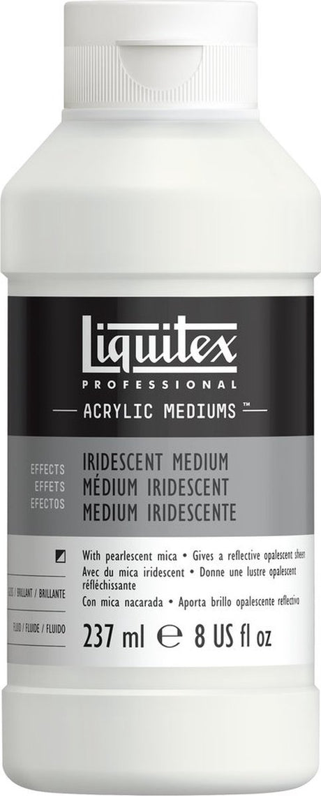 Liquitex 107008 médium irisé professionnel 237 ml – additif acrylique pour une finition brillante et brillante