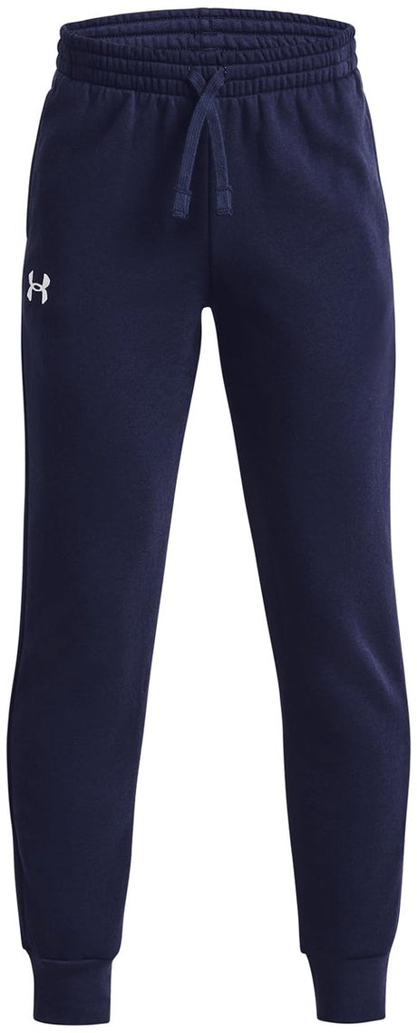 Pantalon de sport unisexe Under Armour UA Rival Fleece Joggers - Marine - Blanc