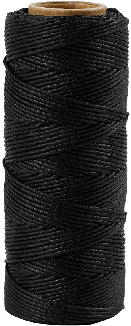 Creativ company cordon en bambou 1 mm noir 65 m