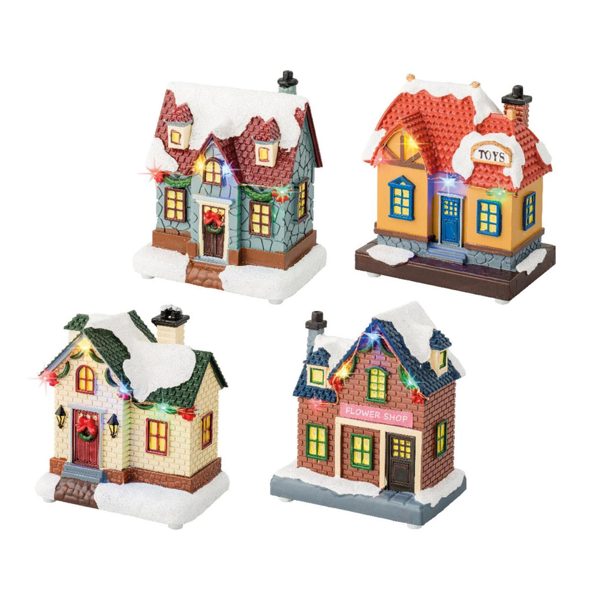 Maison de Noël Lumineo LED 8,5x10cm