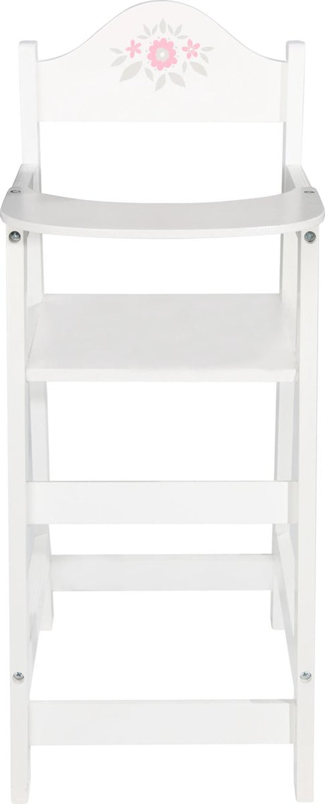 Amuuso braet - chaise de poupée - bois - avec fleurs roses