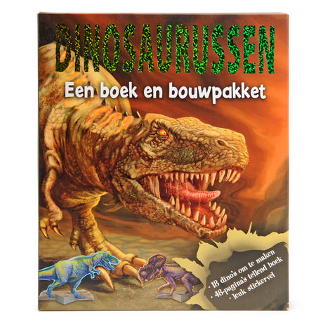 Les dinosaures des éditeurs Rebo, un livre et un kit de construction