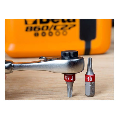 Outils de clés Beta Ratel 860 C27 avec bits à vis 27 pièces dans la boîte