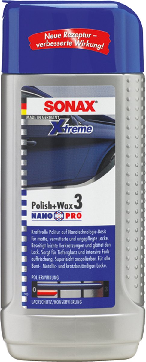 Cire à polir Sonax xtreme n°3 - 250ml