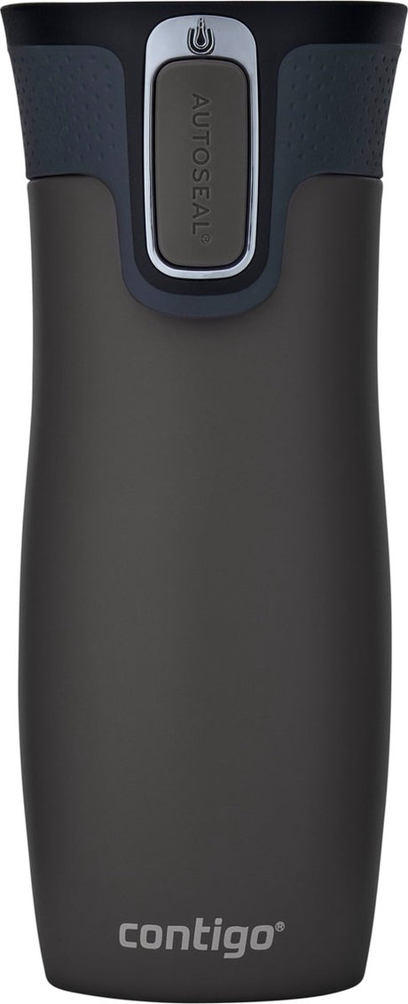 Tasse thermos à fermeture automatique Contigo West Loop, tasse isolée, 470 ml | bronze à canon