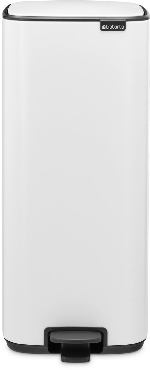 Poubelle à pédale Brabantia bo - 30 litres - blanc