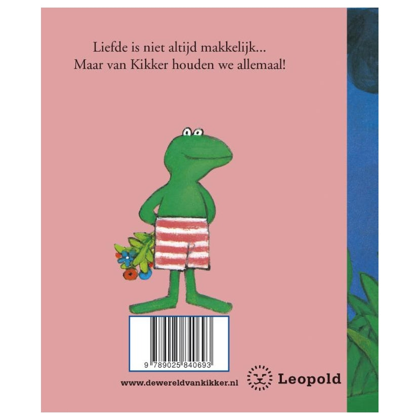 La grenouille centrale de la maison du livre est amoureuse