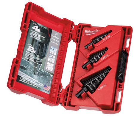 Milwaukee accessoires jeu de forets étagés (3 pièces) - 48899399