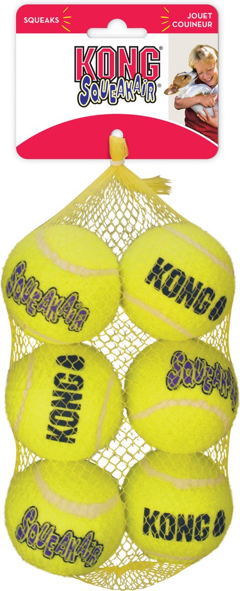 Balle Kong squeakair - jouets pour chiens - 6 pcs