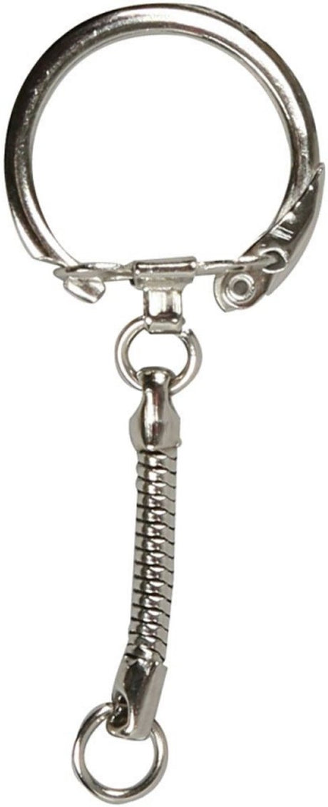 Société créative https : www.ccobby.nl porte-clés-avec-chaîne-l-6-cm-d-2-3-cm-25-piece-1-box