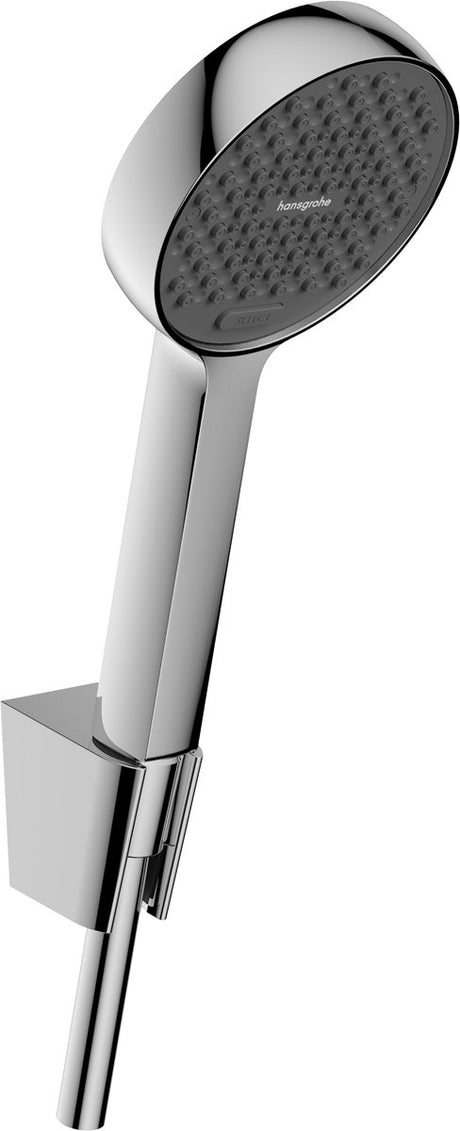 Hansgrohe activatera s - set de douche - économie d'eau ecosmart - commande à bouton de sélection - taille 95 mm - 2 fonctions de pulvérisation - - avec flexible de douche 125 cm - chrome