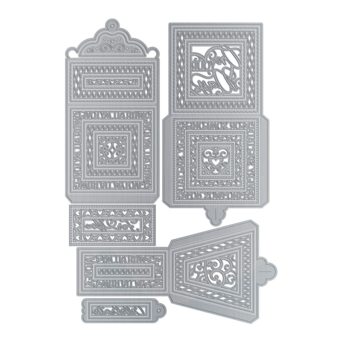 Tonic Studios • Ensemble de matrices de dimensions, coffret cadeau sentimental doux