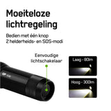 GP lommelykt 3x AAA 300 lumen