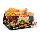 Blaster de faucheuse de feu d'horreur Zuru x-shot + 8 fléchettes