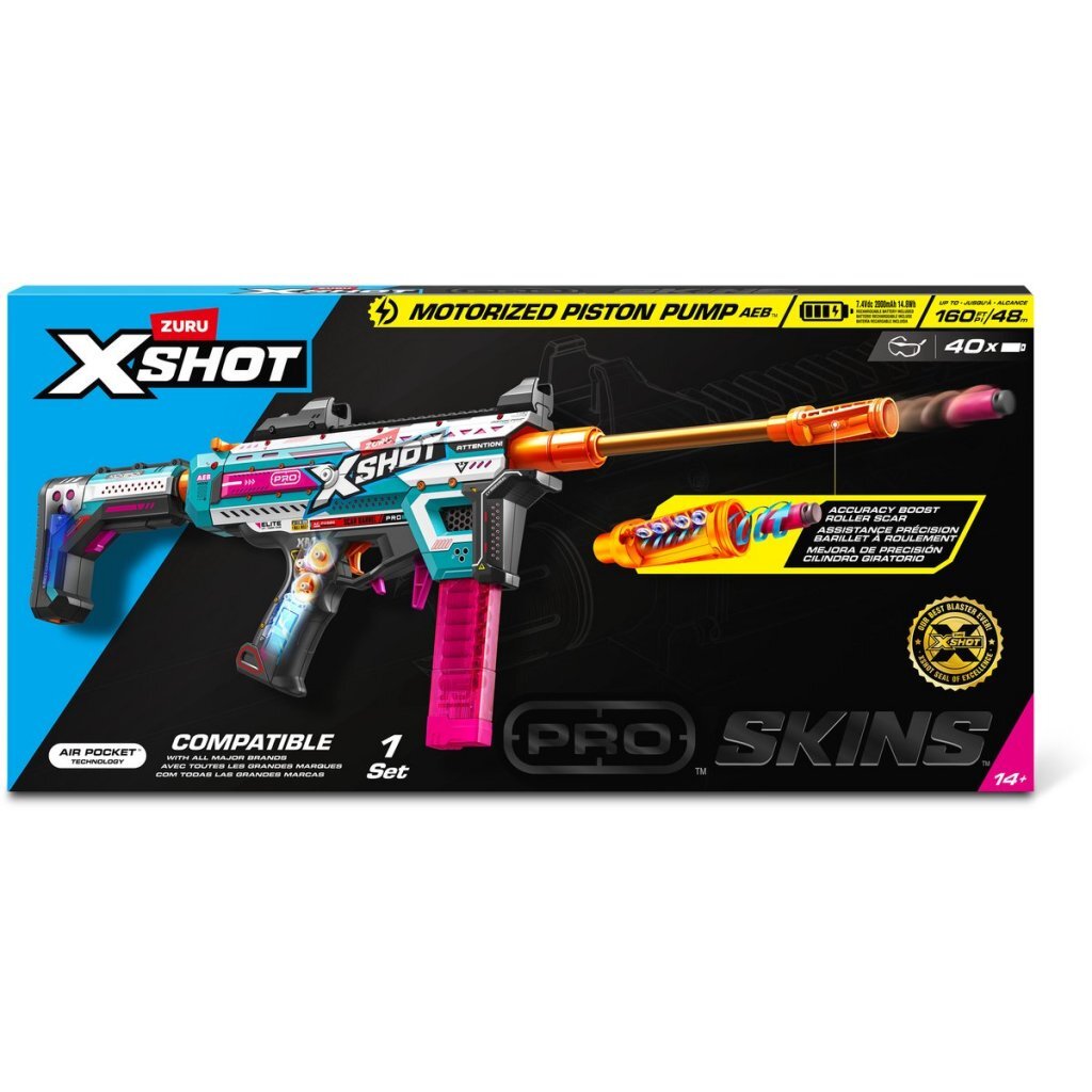 Méga blaster X-shot pro series avec 40 fléchettes