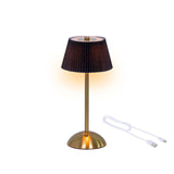 Lampe à poser LED Lumineo rechargeable noire h30,5cm
