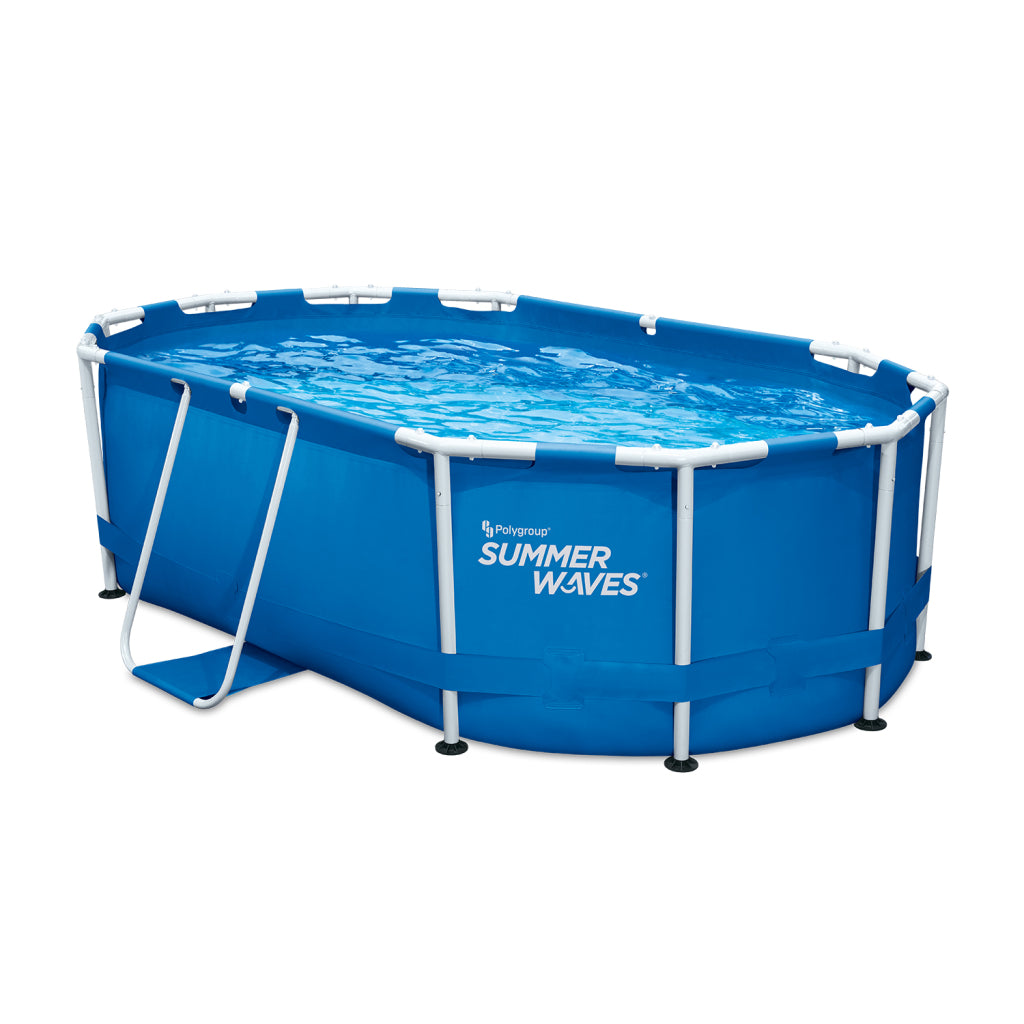 Piscine Summer Waves cadre ovale actif 300 x 200 x 84 cm + pompe de filtration
