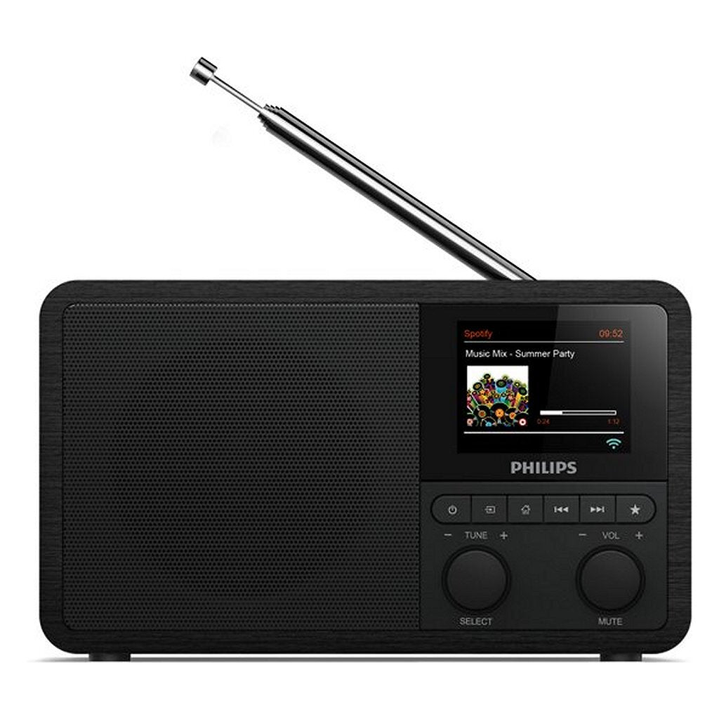 Philips tapr802 12 dab+ radio internet noir