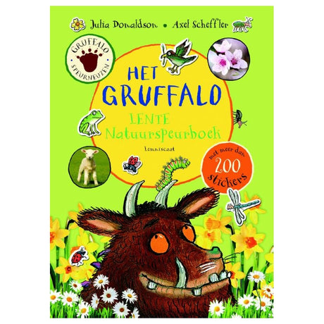 Livre central abritant le livre de recherche sur la nature du printemps Gruffalo. 5+
