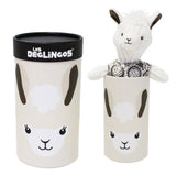 Doudou en tube, le jeune lama 33 cm
