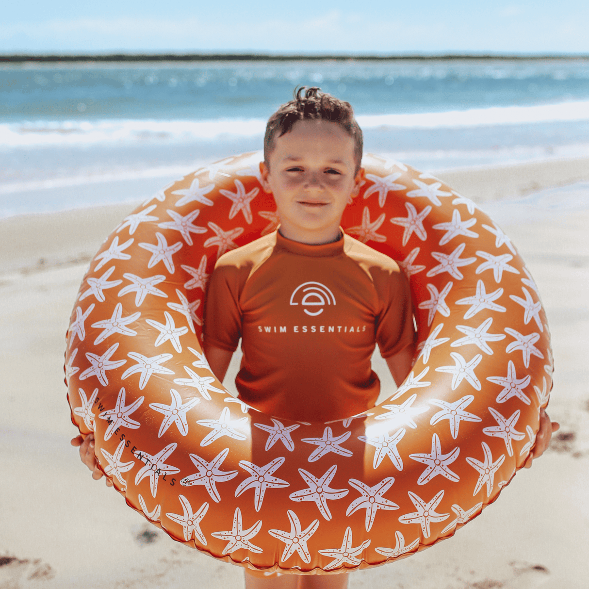 Étoile de mer | piscine orange ø 90 cm
